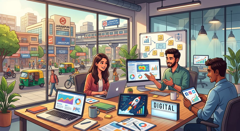 Online Marketing Company for Businesses in Janakpuri
