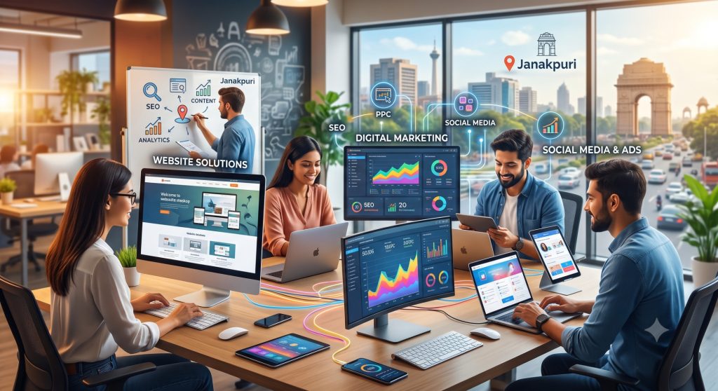 Complete Digital Marketing & Website Solutions in Janakpuri,